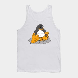 Funny Tux penguin meme Tank Top